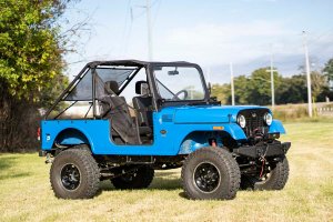 Mahindra ROXOR All-Weather Winch Plate - Front - Rough Country - PRO12000S - Black - 2022